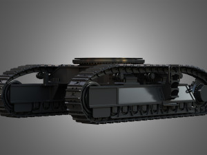 tracks - hydraulic mining shovel - 6015b 3D-Modell