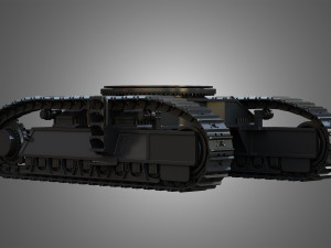 tracks - hydraulic mining shovel - 6015b Modelo 3D