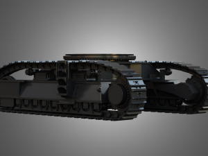 tracks - hydraulic mining shovel - 6015b Modelo 3D