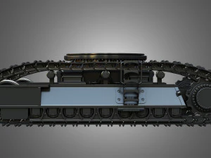 esteiras - escavadeira hidr&aacute;ulica de minera&ccedil;&atilde;o - 6015b Modelo 3D
