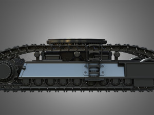 tracks - hydraulic mining shovel - 6015b Modelo 3D