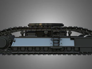 esteiras - escavadeira hidr&aacute;ulica de minera&ccedil;&atilde;o - 6015b Modelo 3D