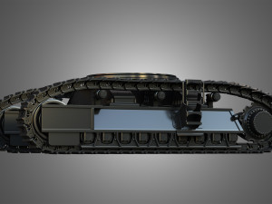 tracks - hydraulic mining shovel - 6015b Modelo 3D