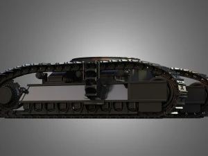 esteiras - escavadeira hidr&aacute;ulica de minera&ccedil;&atilde;o - 6015b Modelo 3D