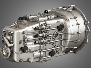 transmission - veyron - w16 engine 3D 모델