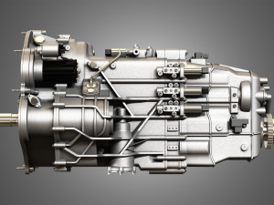 transmission - veyron - w16 engine 3D 모델