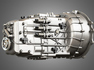 transmission - veyron - w16 engine 3D 모델