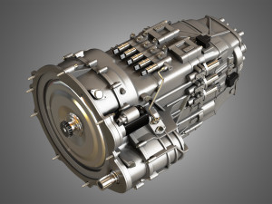 transmission - veyron - w16 engine 3D 모델