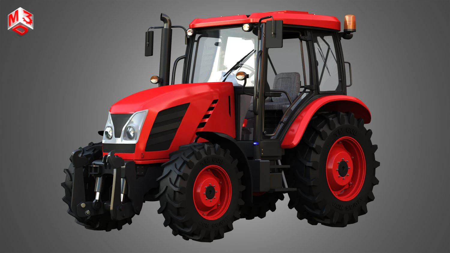 メジャー80トラクター 3Dモデル .c4d .max .obj .3ds .fbx .stl .blend 