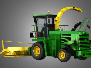 forage harvester 7300 3D Model