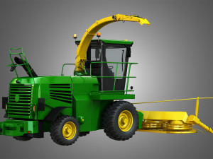 forage harvester 7300 3D Model