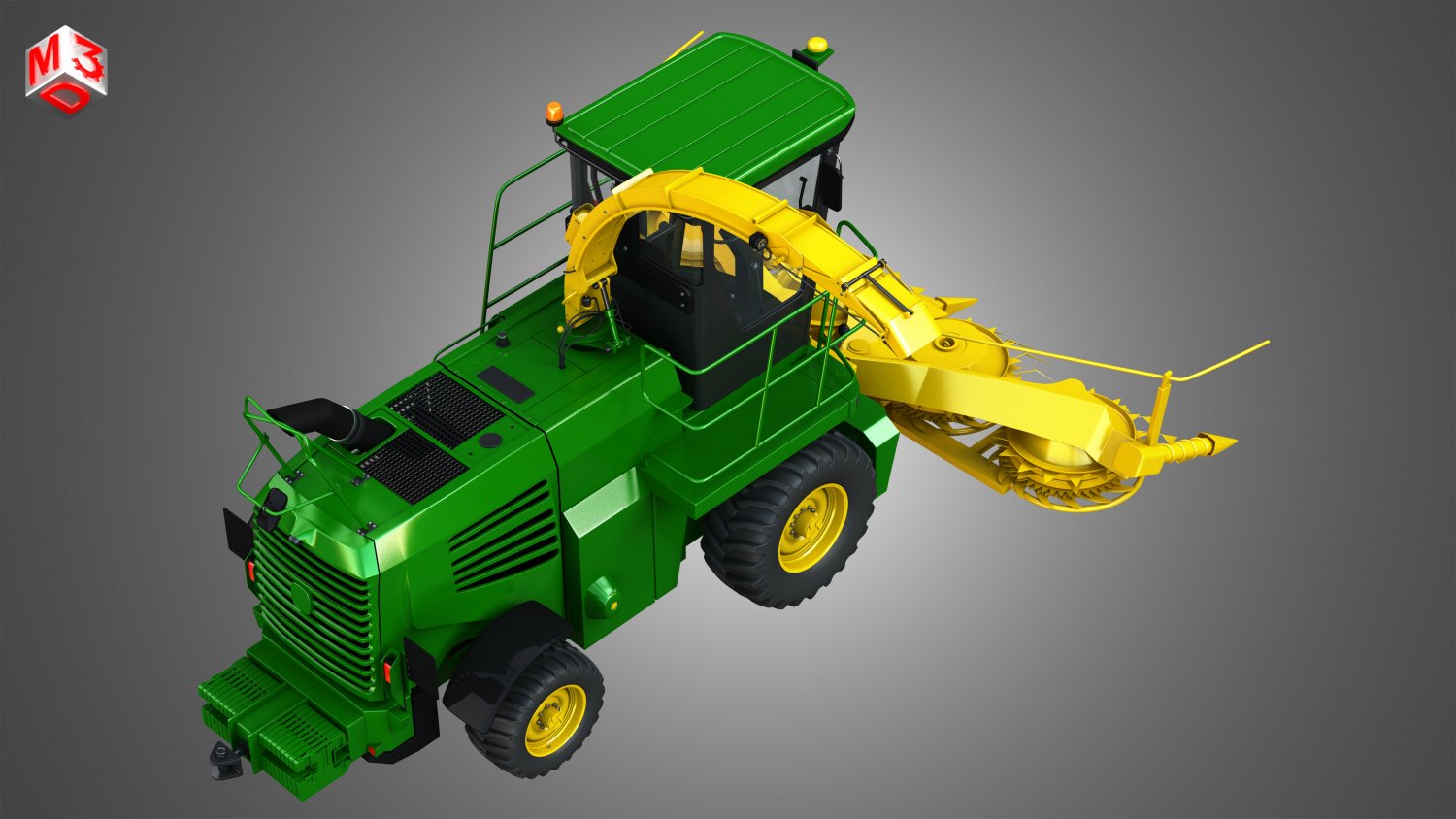 Forage Harvester 7300 3D Модель In Машины 3DExport