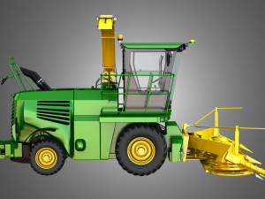 forage harvester 7300 3D Model