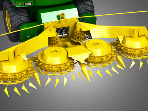 forage harvester 7300 3D Model