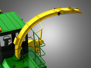 forage harvester 7300 3D Model