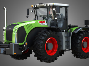 claas xerion 4000-5000 series 3D Model