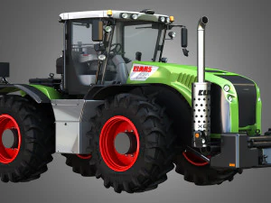 claas xerion 4000-5000 series 3D Model