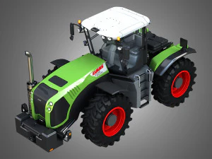 claas xerion 4000-5000 series 3D Model