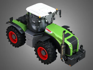 claas xerion 4000-5000 series 3D Model