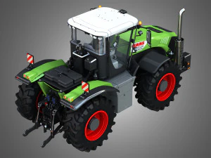 claas xerion 4000-5000 series 3D Model