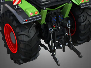 claas xerion 4000-5000 series 3D Model