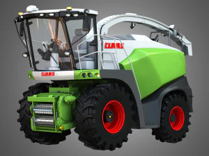 mietitrice claas jaguar Modello 3D