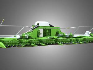 combine harvester front attachment 3D Modell