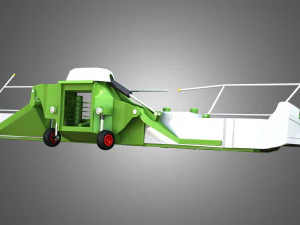 combine harvester front attachment 3D Model