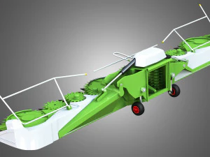 combine harvester front attachment 3D Model