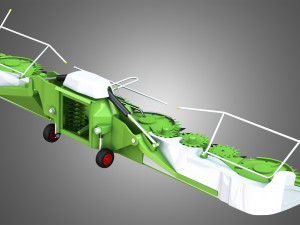 combine harvester front attachment 3D Modell
