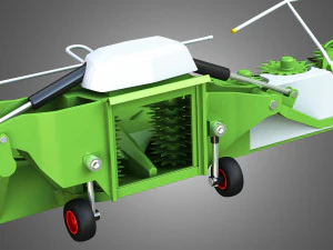 combine harvester front attachment 3D Model