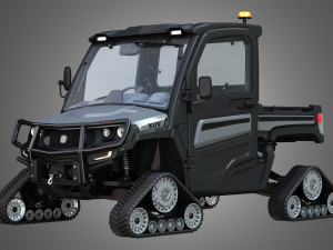 jd - xuv865m crossover utility vehicle with tracks 3D Model