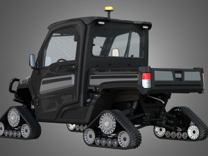 jd - xuv865m crossover utility vehicle with tracks 3D Model