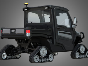 jd - xuv865m crossover utility vehicle with tracks 3D Model