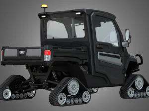 jd - кроссовер xuv865m с гусеницами 3D Модель