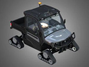 jd - кроссовер xuv865m с гусеницами 3D Модель
