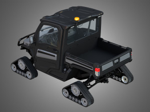 jd - xuv865m crossover utility vehicle with tracks 3D Model