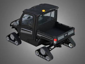 jd - кроссовер xuv865m с гусеницами 3D Модель