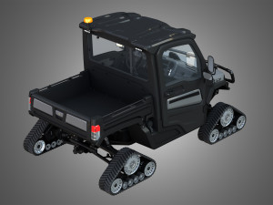 jd - xuv865m crossover utility vehicle with tracks 3D Model