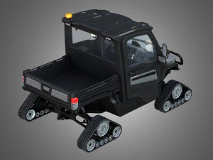 jd - кроссовер xuv865m с гусеницами 3D Модель