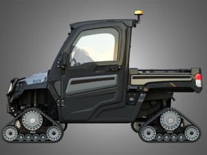 jd - xuv865m crossover utility vehicle with tracks 3D Model