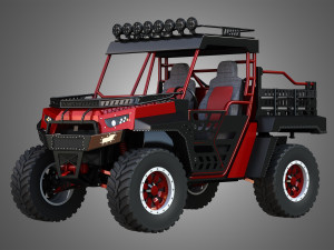 the beast 1000 vehicle 3D Model