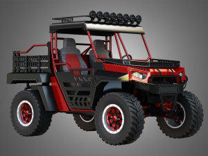 the beast 1000 vehicle 3D मॉडल