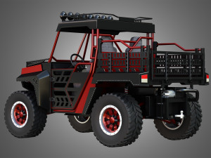 the beast 1000 vehicle 3D मॉडल