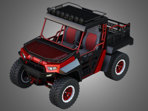 the beast 1000 vehicle 3D मॉडल