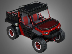 the beast 1000 vehicle 3D Model