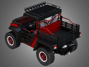 the beast 1000 vehicle 3D मॉडल