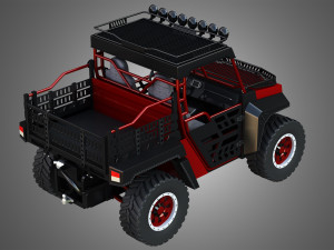 the beast 1000 vehicle 3D मॉडल
