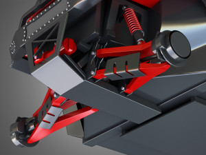 the beast 1000 vehicle 3D मॉडल