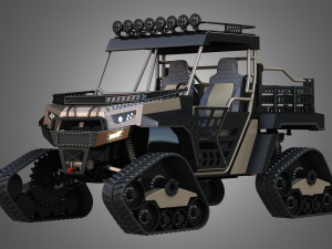 bms - the beast 1000 - with tracks 3D Model
